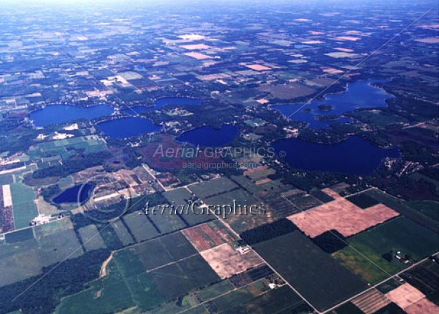 Round, Crooked, Cable, Magician, Dewey, & Grabemeyer Lakes in Cass County, Michigan